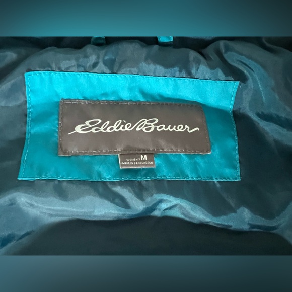 Eddie Bauer Teal Puffer Vest - Picture 10 of 11